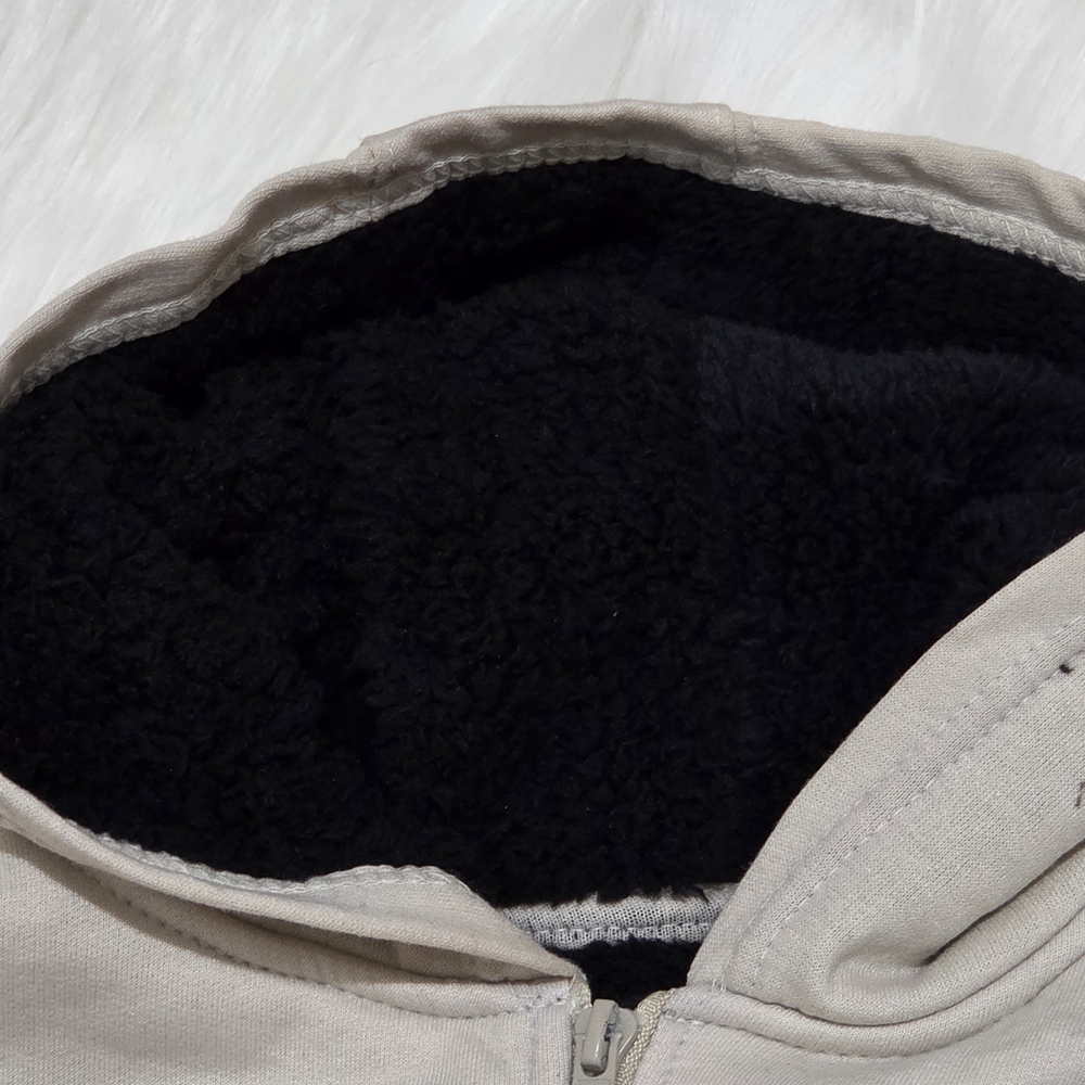 True Religion Beige Kids Hoodie with Logo - Picture 4 of 5
